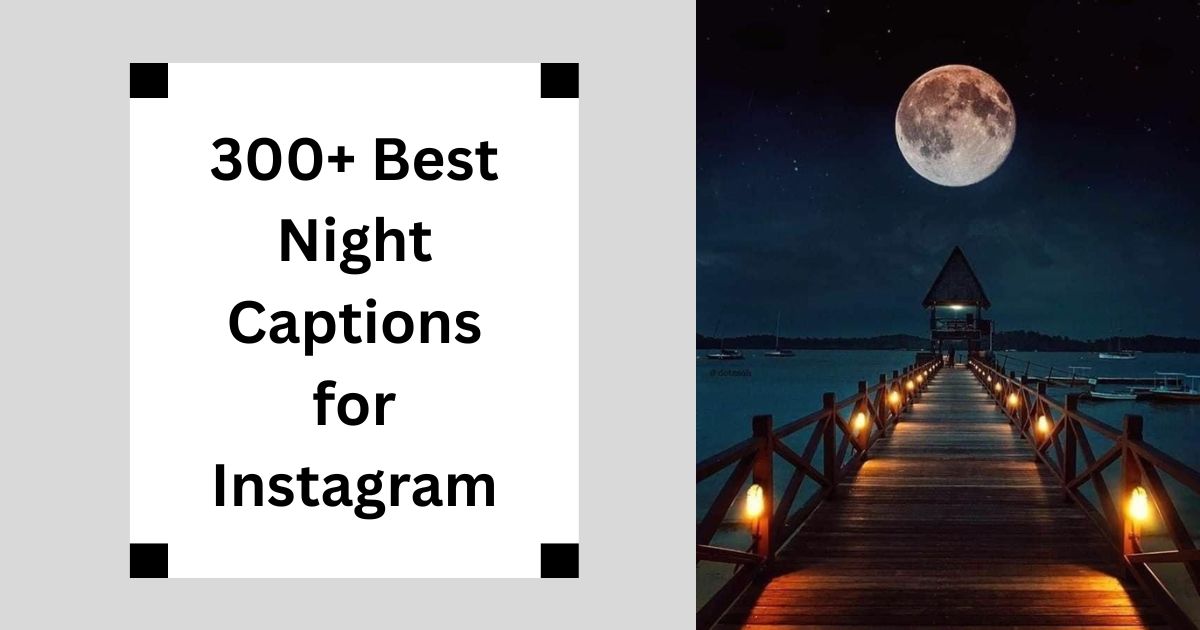 300+ Best Night Captions for Instagram Moonlight Vibes 2025