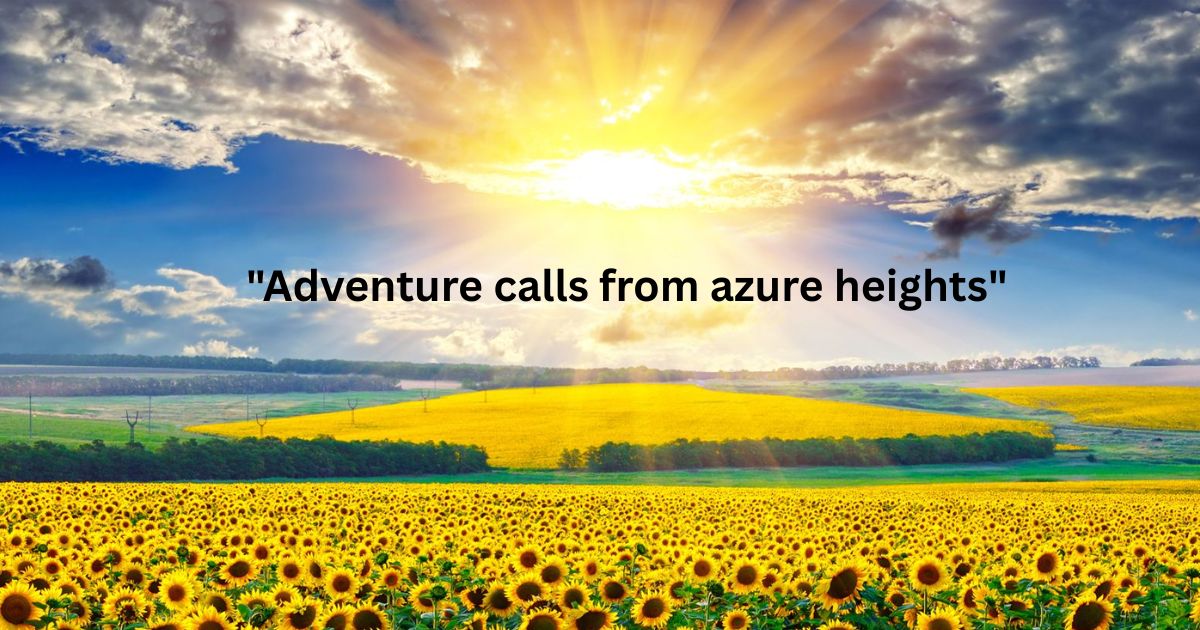 Adventure Blue Sky Captions for Travel Posts