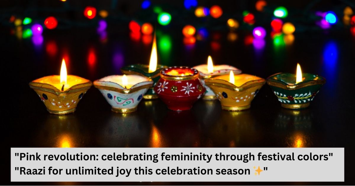 Bollywood-Inspired Diwali Captions with Filmy Flair