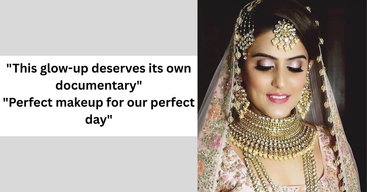 Flawless Bridal Glow Captions for Your Makeup Transformation