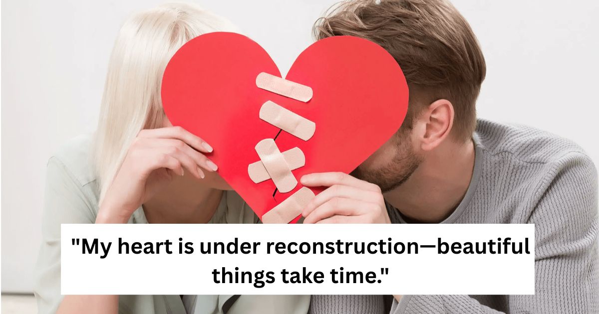 Heartbreak Healing Captions for Recovery Journey Heartbreak Healing Captions for Recovery Journey