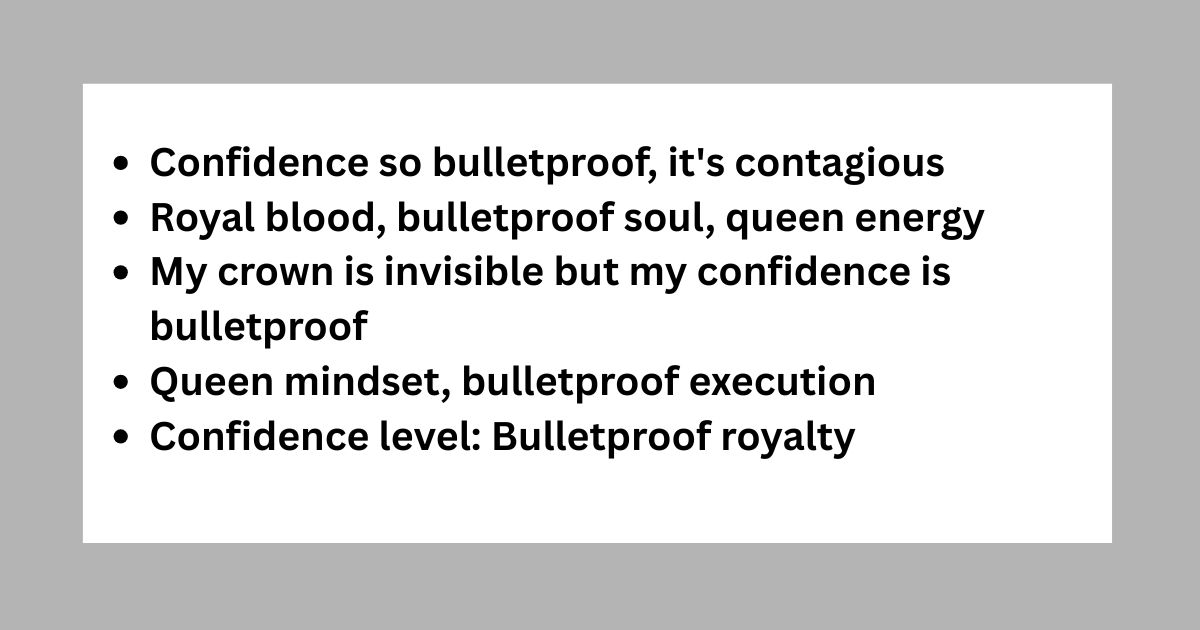 Power-Packed Bullet Captions for Instagram Bosse