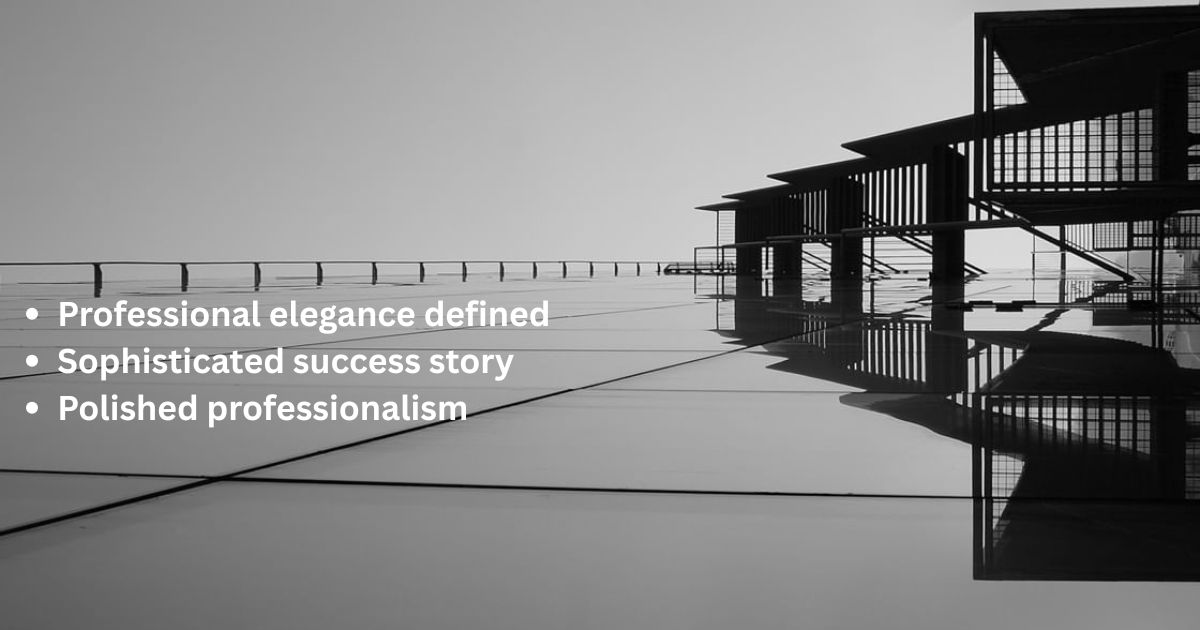 Sophisticated Black and White Captions for Professional Content