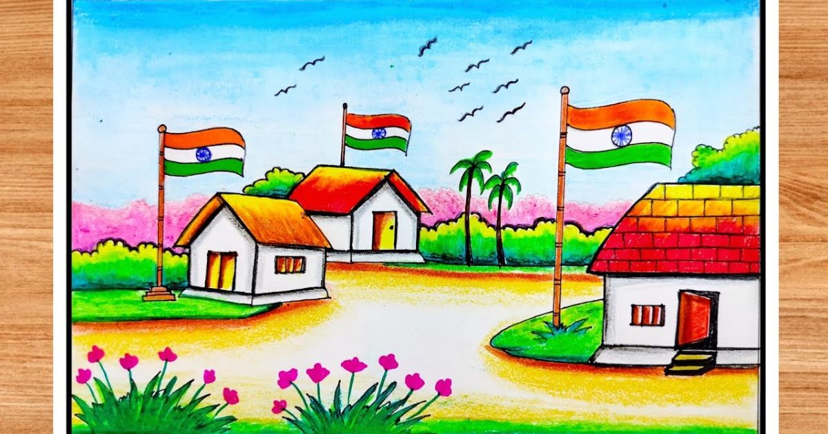 Easy Desh Bhakti Drawing for Kids – बच्चों के लिए आसान देशभक्ति ड्राइंग Easy Desh Bhakti Drawing for Kids – बच्चों के लिए आसान देशभक्ति ड्राइंग