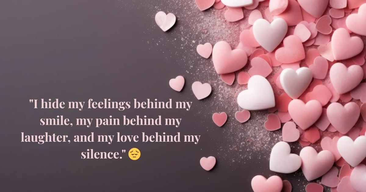 Hidden Feelings Quotes 🔒