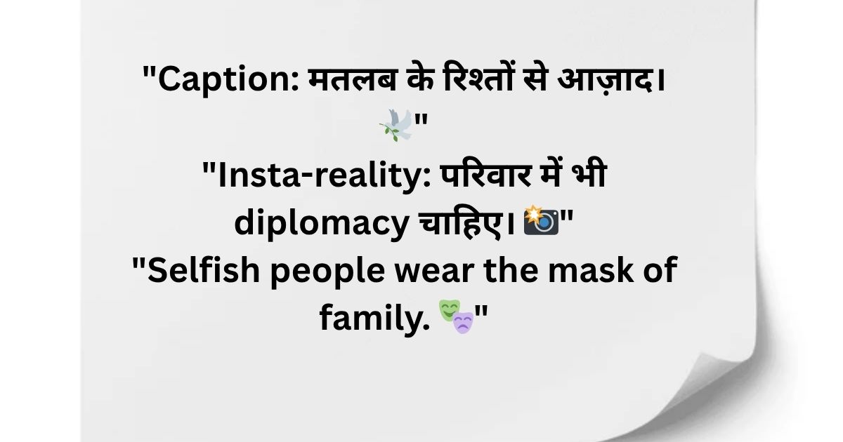 Instagram Captions on Matlabi Family Quotes