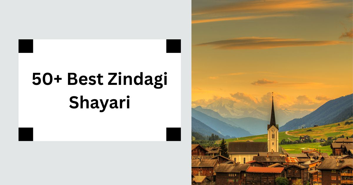 50+ Best Zindagi Shayari Life's Journey in 2 Lines 2025